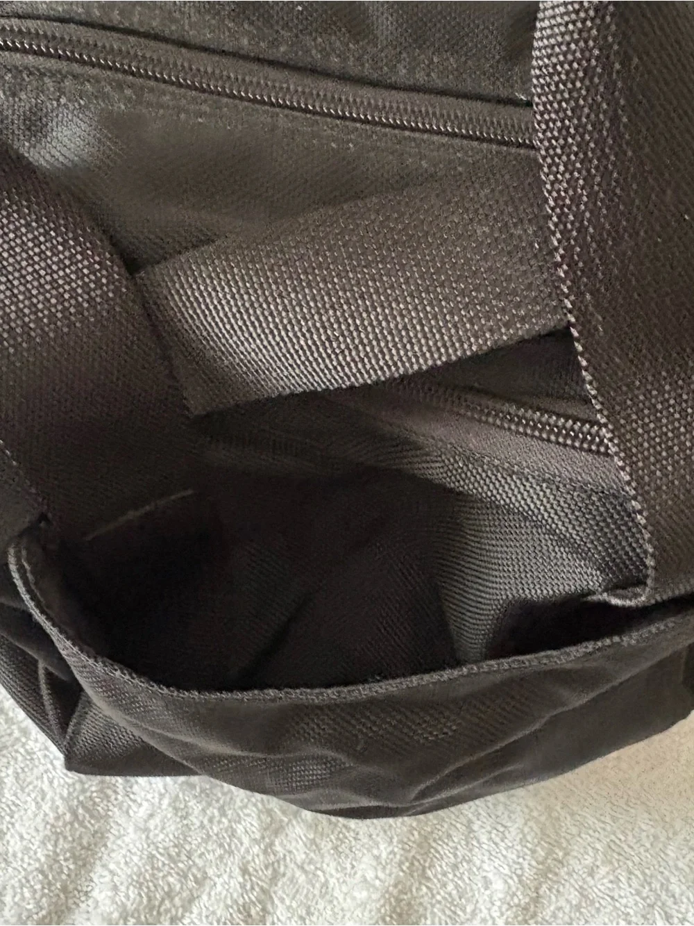 Tumi Black Nylon Men's Travel Briefcase with Front Zip Pocket